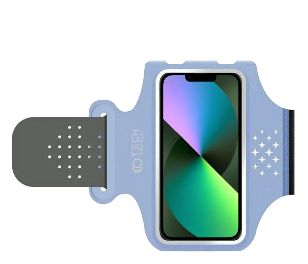 TECH-PROTECT Uniwersalna Opaska Sportowa na Ramię M1 (do 6.8") niebieska 9589046925177 - 1129726 - zdjęcie